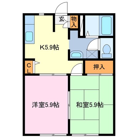 志摩赤崎駅 徒歩23分 1階の物件間取画像